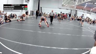 76 lbs Round 5 (8 Team) - Nathan Dillon, Smitty`s Barn vs Peter Palumbo, U2 Vougars Uprising VHW