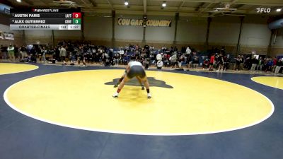 160 lbs Quarterfinal - Austin Paris, Layton (UT) vs Alex Gutierrez, Central Catholic
