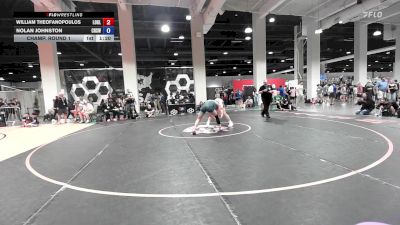 68 lbs Champ. Round 1 - William Theofanopoulos, Legends Of Gold Las Vegas vs Nolan Johnston, Cleveland High School Wrestling