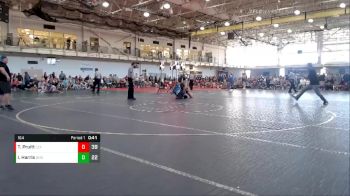 164 lbs Quarterfinals (8 Team) - Isabella Harris, Beast Mode Green vs Tykala Pruitt, Carolina Cross-Face