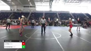 102 lbs Round Of 32 - Abram Cline, Monkey Crew WC vs Ryder Kinneman, Thorobred WC