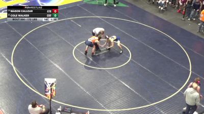 172 lbs Round Of 32 - Mason Callear, Athens vs Cole Walker, Central Bucks South