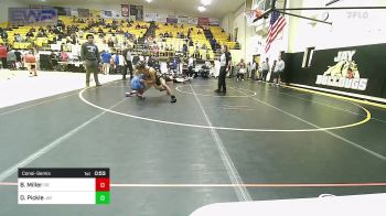 126-B lbs Consolation - Brody Miller, Rogers Jr High vs Devan Pickle, Jay