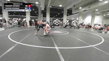U15 FS - 85 lbs 3rd Place Match - Zachary Leftwich, Virginia vs Jaxton Litchfield, Warrior Regional Training Center