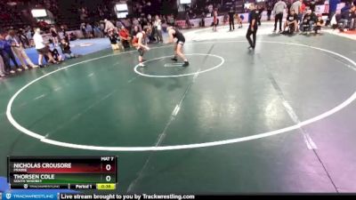 157 lbs Cons. Round 5 - Thorsen Cole, South Whidbey vs Nicholas Crousore, Prairie