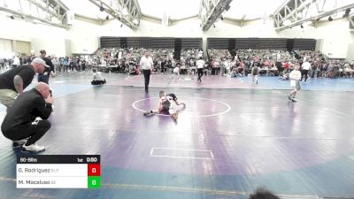 60-B lbs Consi Of 8 #1 - Griffin Rodriguez, Elite NJ vs Michael Macaluso, Barn Brothers