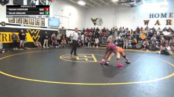 165 lbs Quarterfinal - Isaiah Shepard, Waterloo West vs Silas Keeling, Waukon
