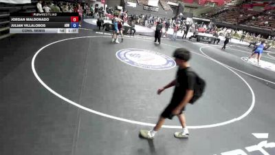 155 lbs Cons. Semis - Jordan Maldonado vs Julian Villalobos, Ayala Smash Wrestling
