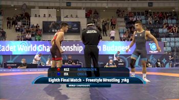 71 kg 1/8 Final - Nursultan Raiymkulov, Kyrgyzstan vs Raul Caso, Italy