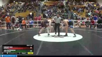 182 lbs Cons. Round 2 - Ian Dickinson, Rock Springs vs Grant Igo, Douglas