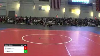 95 lbs Consolation - Kaleb Porter, MOGOLLON vs Evan Velez, Extreme Heat