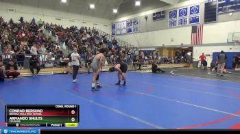 145 lbs Cons. Round 1 - Armando Shults, Cougars vs Conrad Bershad, Beverly Hills High School