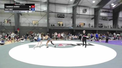 Junior Girls FS - 130 lbs Cons. Round 4 - Desirae Juarez, WA vs Lilly May, NV