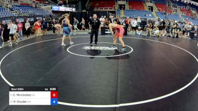 190 lbs Cons 8 #1 - Conor Mccloskey, GA vs Peter Snyder, MD