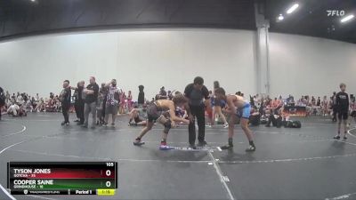 105 lbs Round 4 (10 Team) - Tyson Jones, Gotcha vs Cooper Saine, Grindhouse