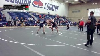 174 lbs 1st Place Match - Henry Dillingham, Clackamas Community College vs Braylin Ruchti, Southern Oregon
