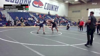 174 lbs 1st Place Match - Henry Dillingham, Clackamas Community College vs Braylin Ruchti, Southern Oregon