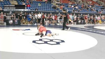 190 lbs Champ. Rd Of 64 - Ryann Berner, New York vs Jayden Moehle, Missouri
