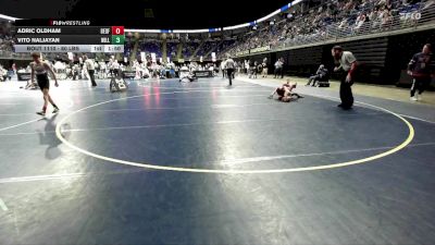 80 lbs Round Of 32 - Adric Oldham, Bedford vs Vito Naljayan, William Allen