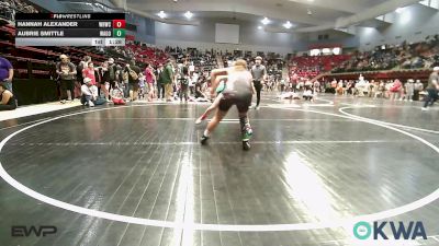 115 lbs Semifinal - Hannah Alexander, Warhorse Wrestling Club vs Aubrie Smittle, Wagoner Takedown Club