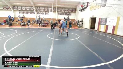 285 lbs Quarterfinal - Emmanuel Valles Penuelas, Red Mountain vs Tucker Smith, Sandra Day OConner