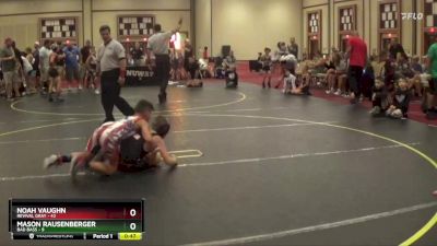 92 lbs Round 3 (4 Team) - Noah Vaughn, Revival Gray vs Mason Rausenberger, Bad Bass