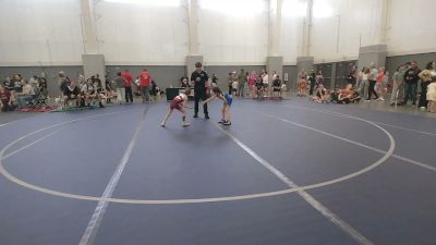 45 lbs Champ. Round 2 - Marley Senne, Bozeman Wrestling Club vs Caliyah Cruz, Grindhouse Wrestling Club