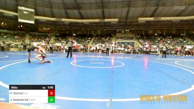 88 lbs Round Of 32 - Paul Donnici, Victory vs Jeter Ketenbrink, Coweta Tiger Wrestling