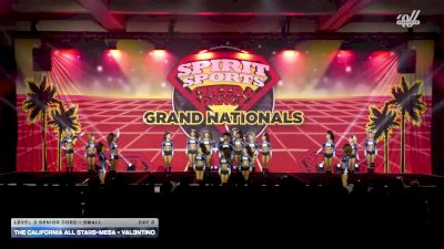 California All Stars - Valentino [2026 L3 Senior Coed - Small Day 2] 2026 Spirit Sports Grand Nationals