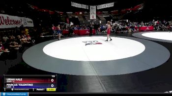 113 lbs Round 1 (16 Team) - Uriah Hale, NAWA vs Marcus Tolentino, LAWA