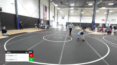 69 lbs Consi Of 4 - Hunter Amell, Team Aggression vs Dalton Likens, Roseburg Mat Club