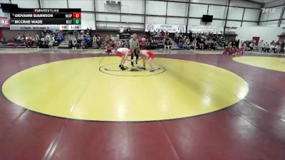 138 lbs Cons. Round 3 - Giovanni Bjarnson, North Sanpete vs Mccrae Wade, Delta