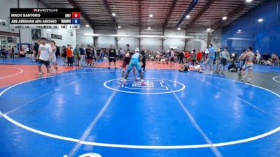 150 lbs Semifinal - Mack Santoro, Grit Mat Club - HS vs Abe Abraham Adu-Amoako, Triumph Blue - HS