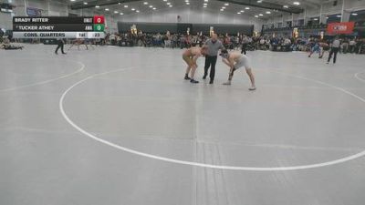 175 lbs Cons. Quarters - Brady Ritter, Unattached vs Tucker Athey, Askren Wrestling Academy