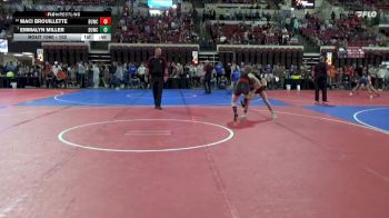 102 lbs Cons. Round 2 - Emmalyn Miller, Baker Wrestling Club vs Maci Brouillette, Coyote Wrestling Club