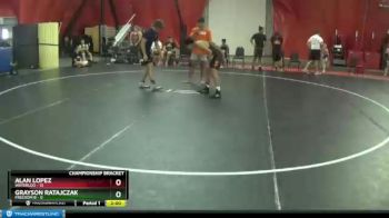 126 lbs Quarterfinals (8 Team) - Alan Lopez, Waterloo vs Grayson Ratajczak, Freedom B