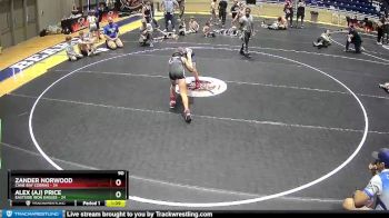 90 lbs Round 4 (6 Team) - Alex (AJ) Price, Eastside Iron Eagles vs Zander Norwood, Cane Bay Cobras