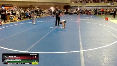 40 lbs 1st Place Match - Jett Pohlen, Z-M (Zumbrota/Mazeppa) vs Jordan Cardinal, K-M