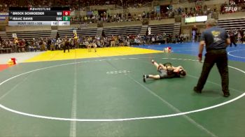 105 lbs Cons. Semi - Brock Schroeder, Worthington vs Isaac Davis, UNC (United North Central)