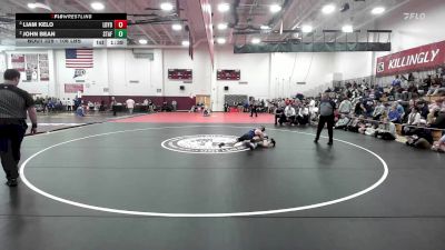 106 lbs Semifinal - Liam Kelo, Ledyard vs John Bean, Stafford