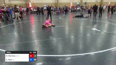 105 lbs Rr Rnd 5 - Miayalee Martinez, Ward Girls Wrestling vs Hayle Peck, Not Plain Jane's - Pink