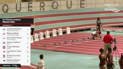 Women's 60m Unseeded, Prelims 8