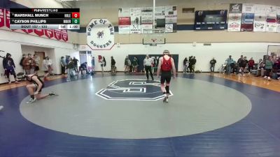 120 lbs Cons. Round 1 - Cayson Phillips, Moorcroft vs Marshall Munch, Hulett