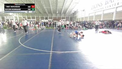 69 lbs Quarterfinal - Trey Hutchison, Lakeland Wrestling Club vs Kaycen Rodriguez, Hawk Wrestling Club