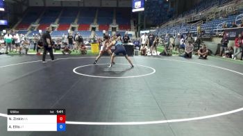 126 lbs 7th Place - Nikade Zinkin, California vs Austin Ellis, Utah