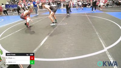 155 lbs Semifinal - Ethan Pick, Believe To Achieve vs Luke Orth, Sperry Wrestling Club