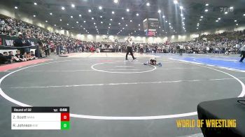 46 lbs Round Of 32 - Zeke Scott, Nakamura Wrestling vs Ryddik Johnson, Eastern Oregon Elite