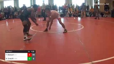 195 lbs Prelims - Trevor Stewart, Milton High School vs Nasir Dreuitt, Nordel