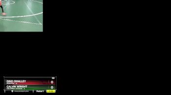 50 lbs Round 1 (6 Team) - Calvin Wright, Columbia Station vs Dino OMalley, Kenston