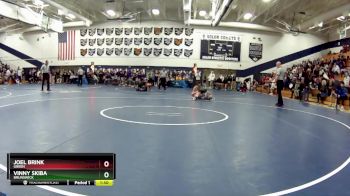 126 lbs Champ. Round 1 - Vinny Skiba, Brunswick vs Joel Brink, Green